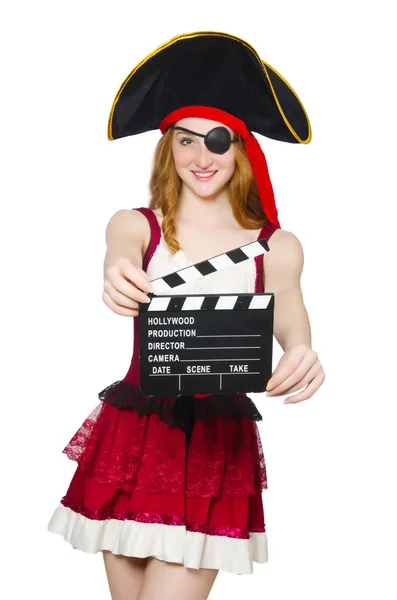 Woman pirate — Stock Photo, Image