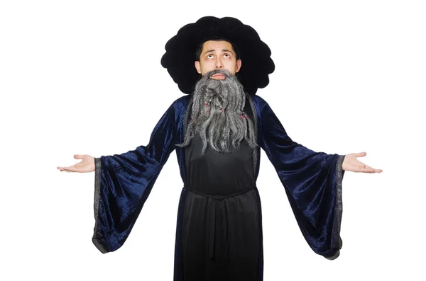 Grappige verstandig wizard — Stockfoto