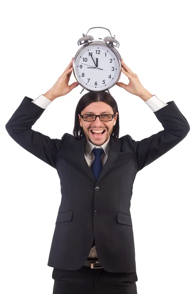 Geschäftsmann mit Uhr — Stockfoto