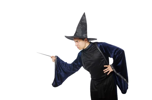 Grappige verstandig wizard — Stockfoto