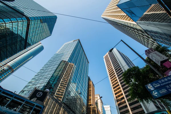 Pohled na Hongkong během dne — Stock fotografie