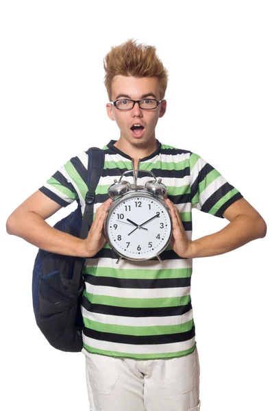 Student being late with his deadlines — Stock Photo, Image