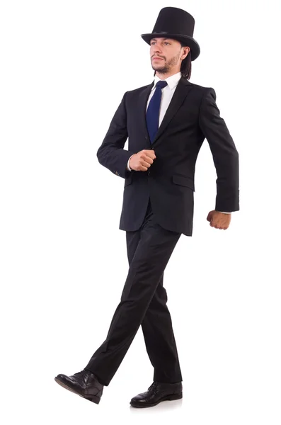 Young businessman isolated on the white background — Stock Photo, Image