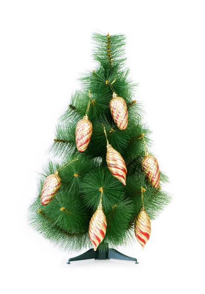 Kerst decoratie geïsoleerd op de witte — Stockfoto