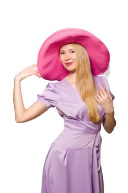 Moda dünyasında genç bir kadın