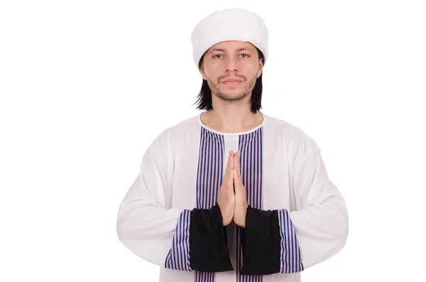 Concept with arab man — Stock Photo, Image