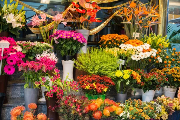 Calle floristería — Foto de Stock