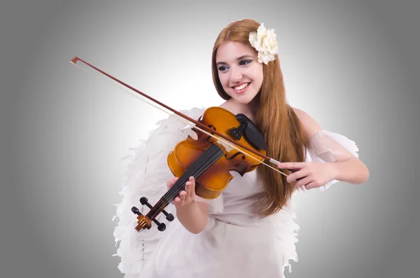 Young violin player — Stock Photo, Image