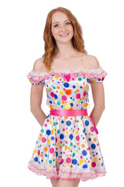 Moda dünyasında genç bir kadın