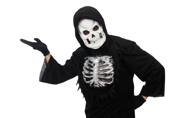 Skrämmande man i halloween konceptet — Stockfoto