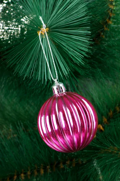 Christmas decoration on the fir tree — Stock Photo, Image