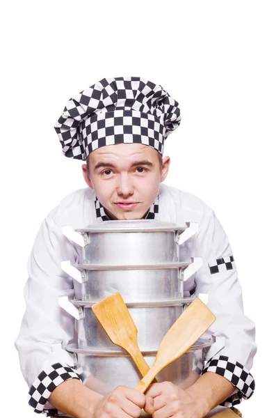 Engraçado cozinheiro masculino — Fotografia de Stock