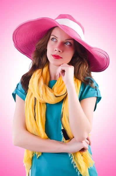 Young woman in summer concept — Stock Photo, Image