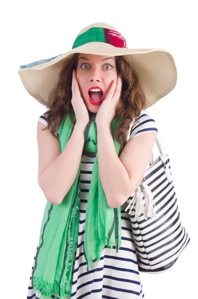 Woman with bag in fashion concept — Stock Photo, Image