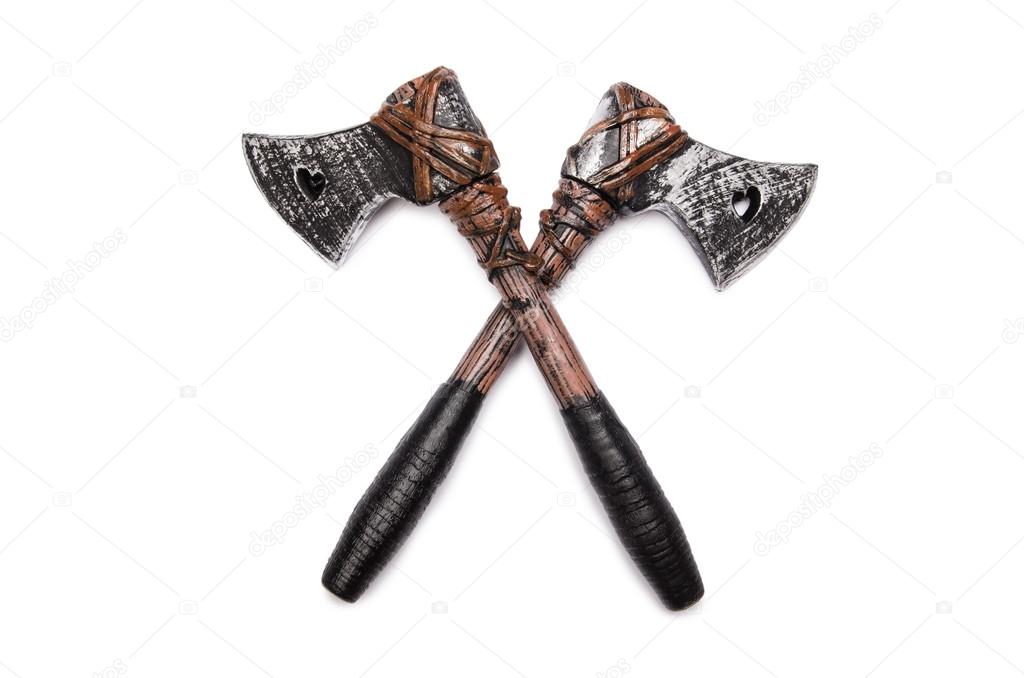 Axe isolated on the white background