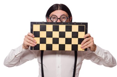 İnek satranç oyuncusu