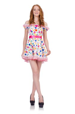 Moda dünyasında genç bir kadın