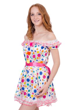 Moda dünyasında genç bir kadın