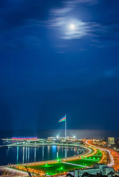 View of Baku at night — Stock Photo, Image