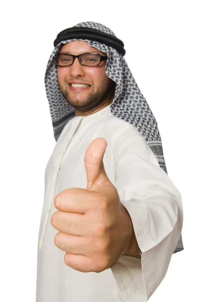 Концепція з арабським чоловіком — стокове фото
