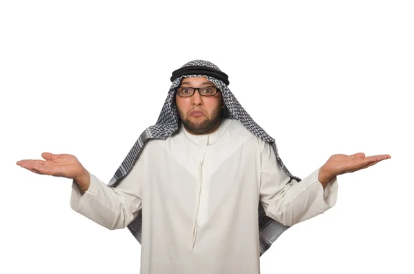 Koncept s arab muž — Stock fotografie