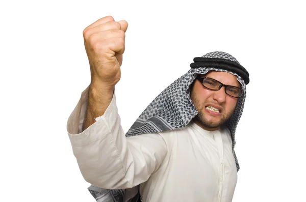 Concepto con hombre árabe — Foto de Stock