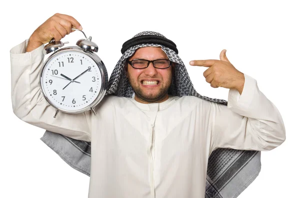 Uomo arabo con orologio — Foto Stock