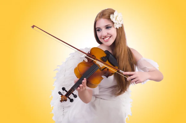 Young violin player — Stock Photo, Image