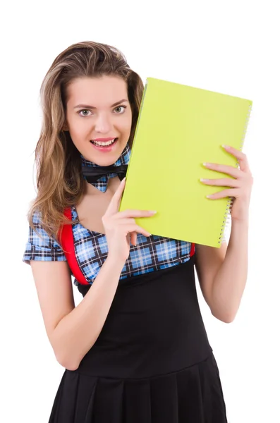 Estudiante joven con libro — Foto de Stock