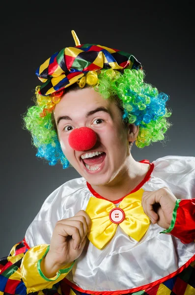 Clown divertente nel concetto di umorismo — Foto Stock