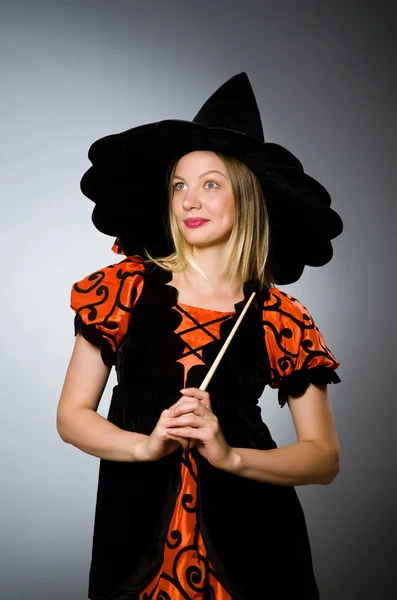 Witch doing her dirty tricks — Stock Photo, Image