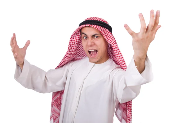 Concept met Arabische man — Stockfoto