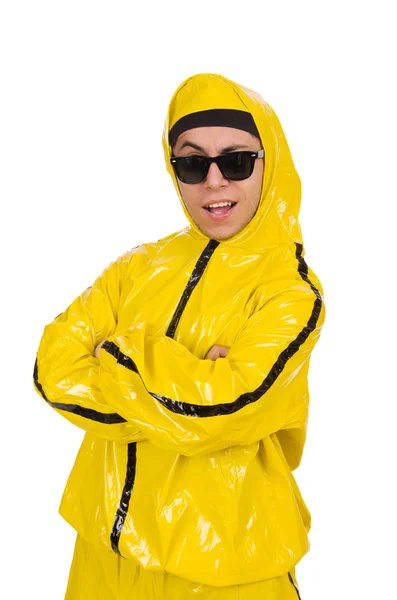 Jeune interprète en costume jaune — Photo