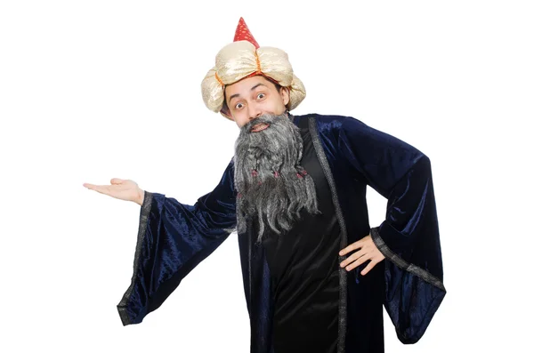 Grappige verstandig wizard — Stockfoto