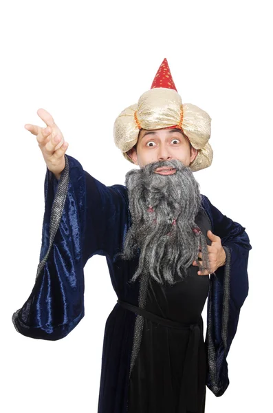 Grappige verstandig wizard — Stockfoto