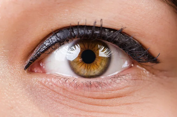 Detail ženského oka — Stock fotografie