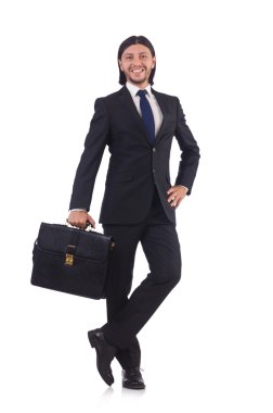 genç işadamı izole