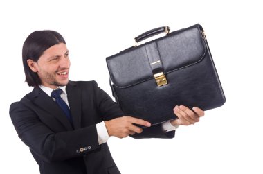 genç işadamı izole