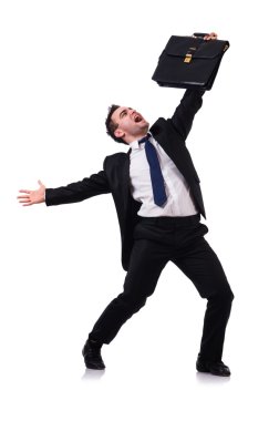 Dansçı iş adamı beyazlar arasında soyutlanmış.