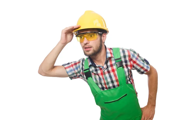 Industrial worker isolated on the white background — Stock Photo, Image