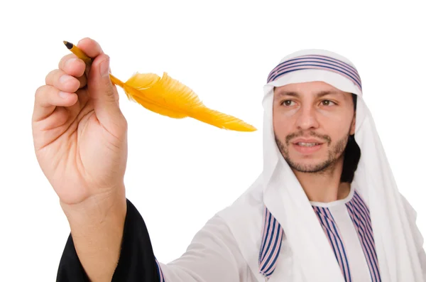 Koncepcja z arabskiej mężczyzna — Zdjęcie stockowe