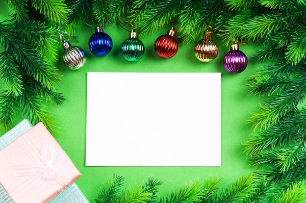 Conceito festivo com papel com copyspace — Fotografia de Stock