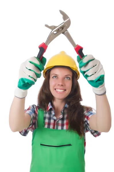 Industrial woman worker — Stock Photo, Image