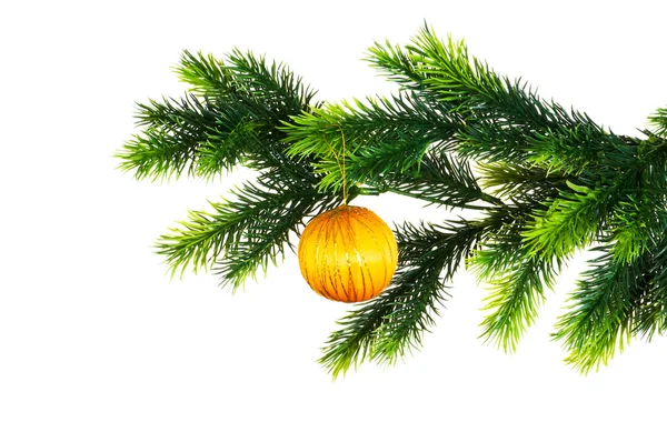 Kerst decoratie geïsoleerd op de witte — Stockfoto