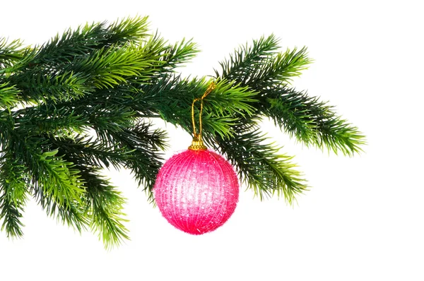 Kerst decoratie geïsoleerd op de witte — Stockfoto