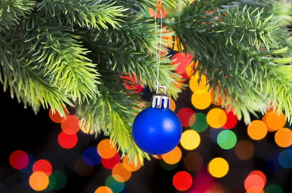 Christmas decoration on the fir tree Stock Image