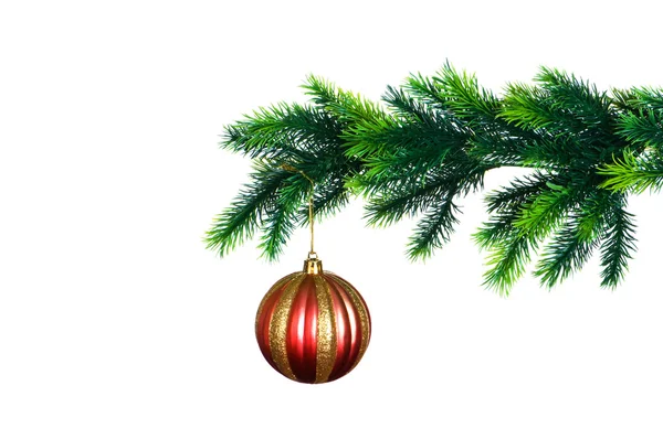 Christmas decoration isolated on the white Royalty Free Stock Photos