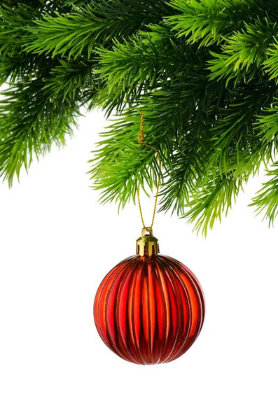 Christmas decoration isolated on the white Stock Image