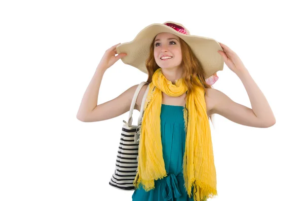 Mujer con bolso en concepto de moda —  Fotos de Stock