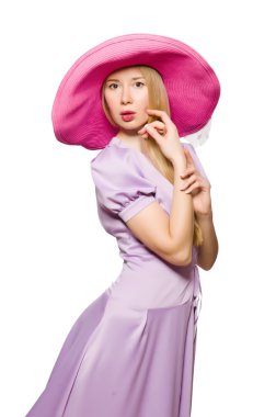 Moda dünyasında genç bir kadın